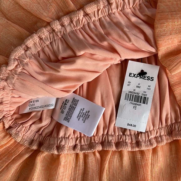 EXPRESS Mermaid Ruffle Top - Picture 4 of 5